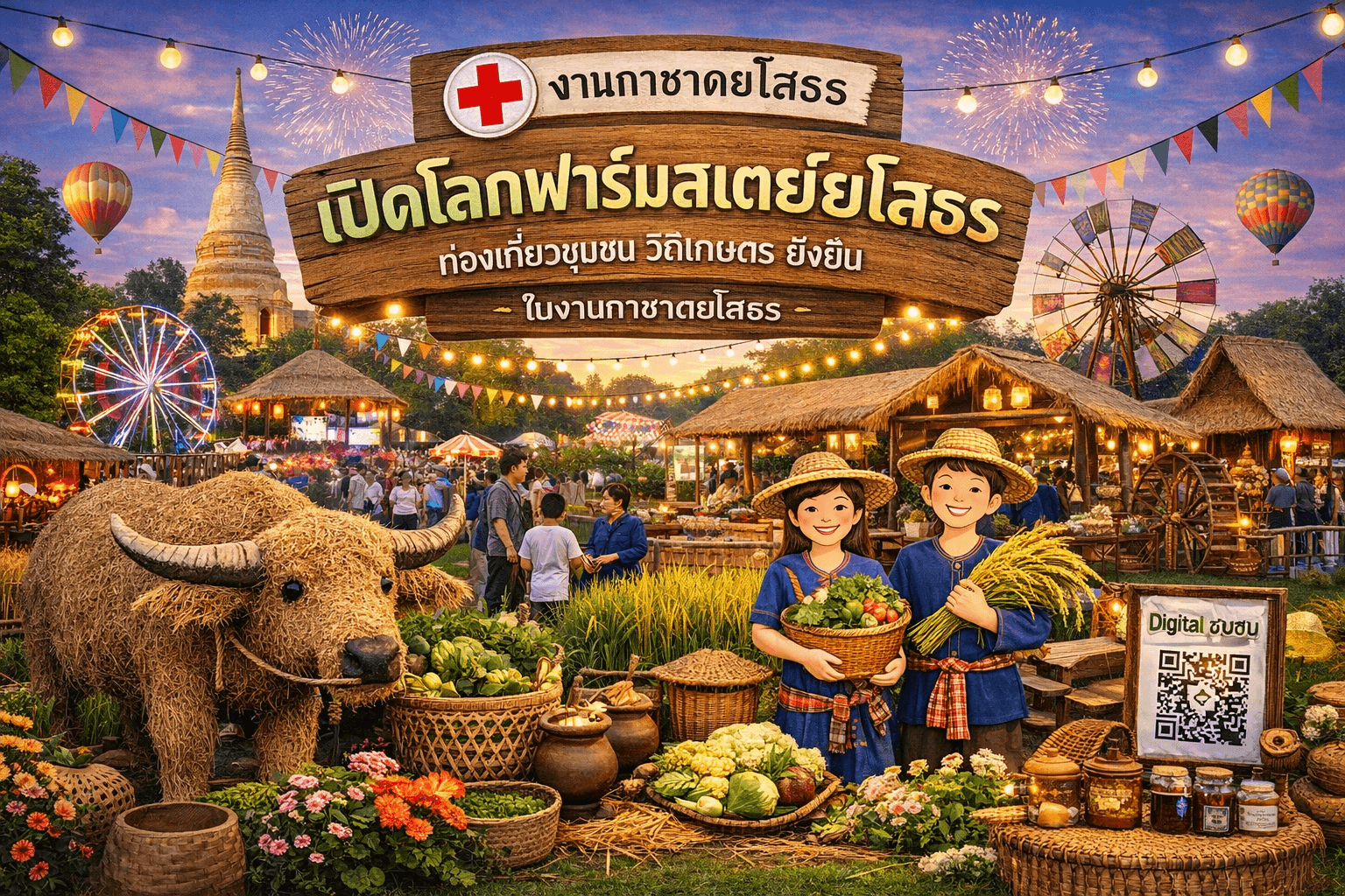 เปิดโลกฟาร์มสเตย์ยโสธร